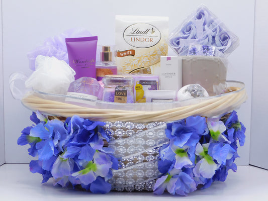 Lavender Spa Gift Basket
